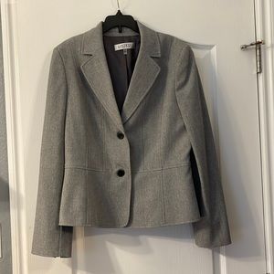 Gorgeous Gray Kasper blazer - 2 buttons. Size 10
